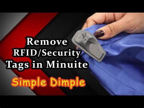 how to remove rfid security tag from clothing|rfid enabled clothing.